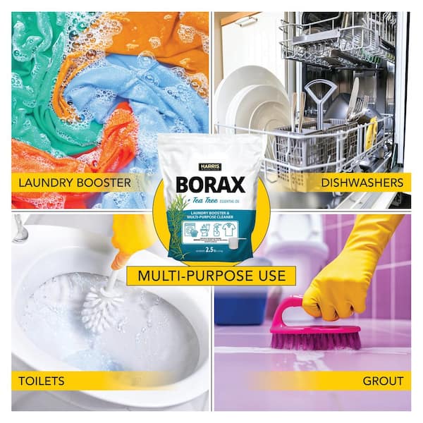 Harris 2.5 lbs Unscented Borax Laundry Booster & Multi-Purpose