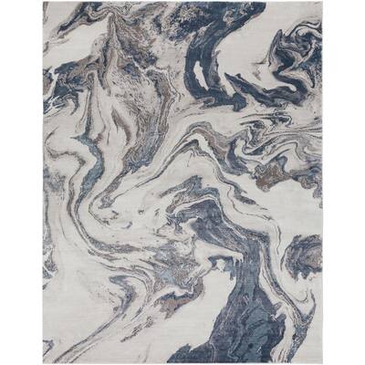 Artistic Weavers Velez Light Grey 8 ft. x 10 ft. Modern Indoor Area Rug