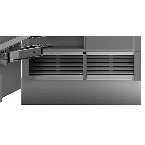 Liebherr Monolith 18 in. Toe Kick for Column in Stainless Steel