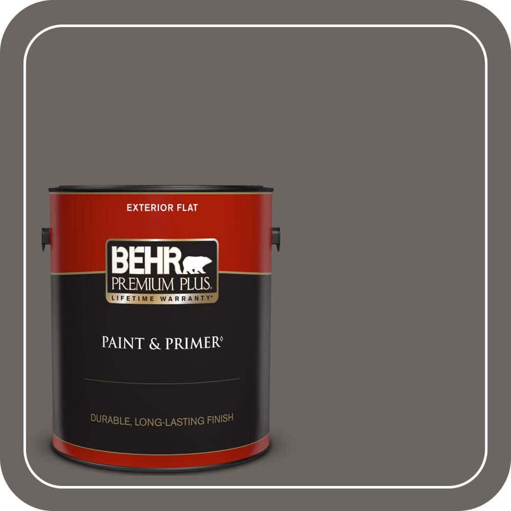 1 gal. #790F-6 Trail Print Flat Exterior Paint & Primer price history on PriceWatchPro