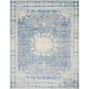 Asheville Rockwell Navy Blue 8' 0 x 10' 0 Area Rug