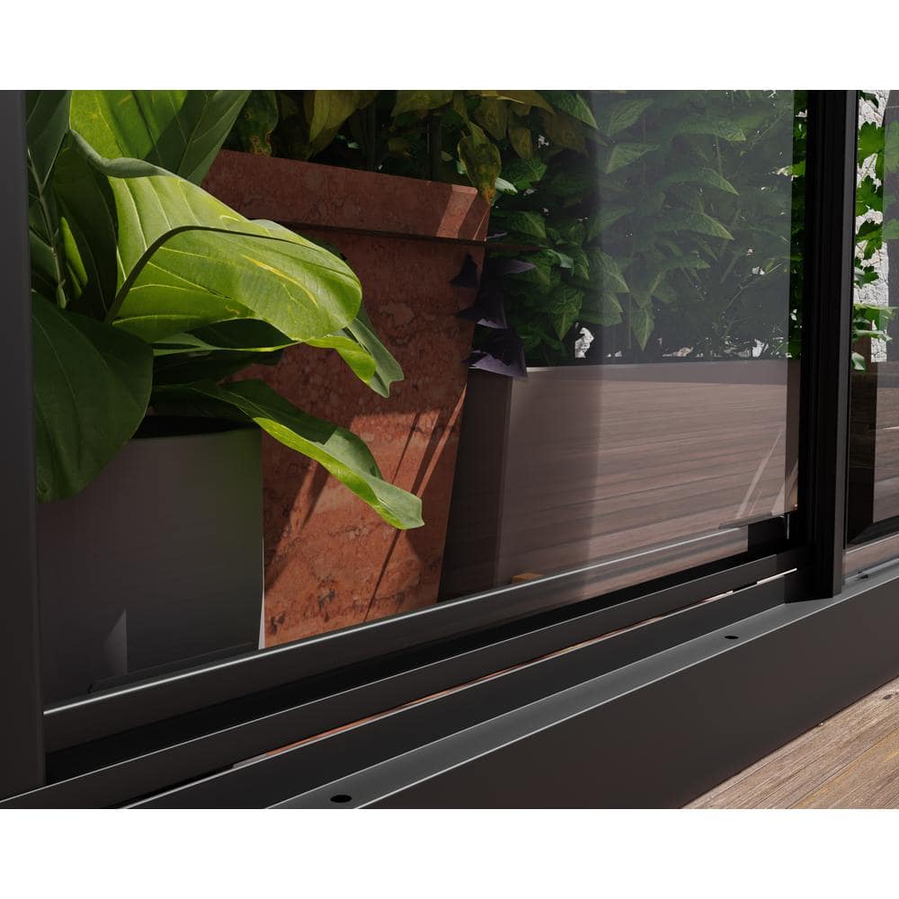 Palram Black Polycarbonate and Aluminum Mini Greenhouse