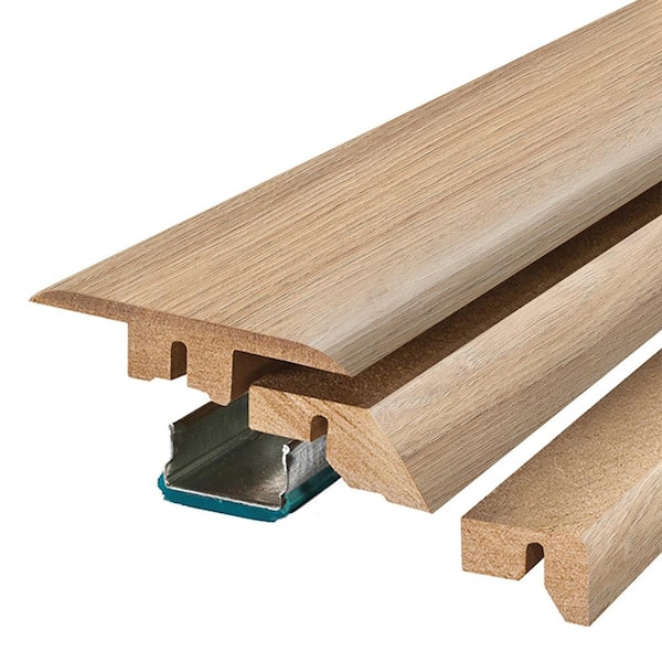 PERFORMANCE ACCESSORIES Sweet Tea 0.75 in. T x 2.37 in. W x 78.7 in. L Textured Wood Look Laminate Moulding/Trim 4 in 1 Molding