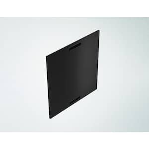 Miami Pitch Black High Density Polythylene 0.63 in. x 19.5 in. x 30 in. Outdoor Kitchen Cabinet Base End Panel
