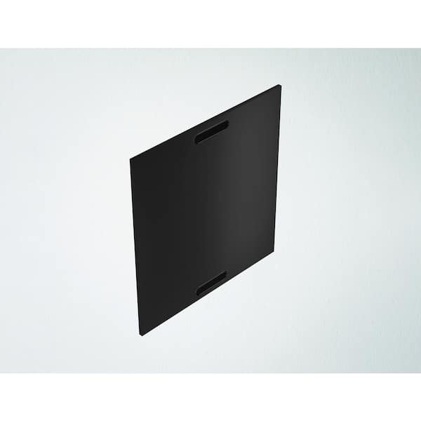 WeatherStrong Miami Pitch Black High Density Polythylene 0.63 in. x 22.5 in. x 30 in. Outdoor Kitchen Cabinet Base End Panel