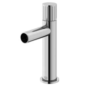 Ashford Single Handle Single-Hole Bathroom Faucet in Chrome
