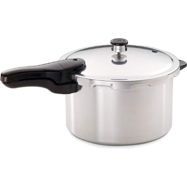 8 qt. Aluminum Electric Stovetop Pressure Cooker with Rack