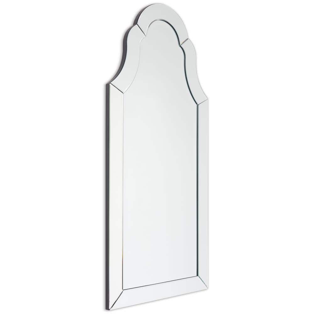 Contemporary Full-Length Beveled Bathroom Vanity Mirror