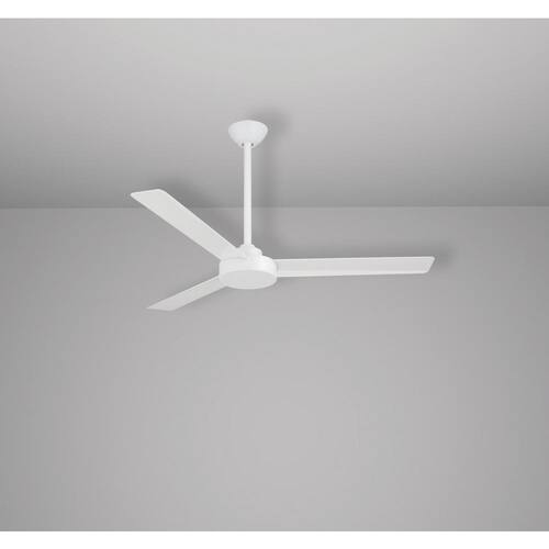 Roto 52 in. Indoor White Ceiling Fan with Wall Control Lighting