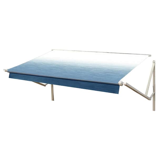 18.5oz Vinyl Universal Outdoor Camper Trailer Motorhome Awning Fabric Replacement Weatherproof 4-Ply
