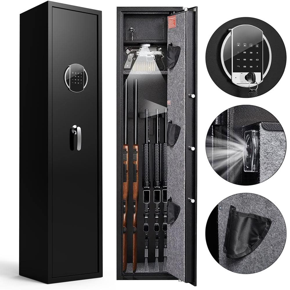 YOFE Heavy Duty Steel Home safe Long Gun Safe Large Rifle Safe Quick