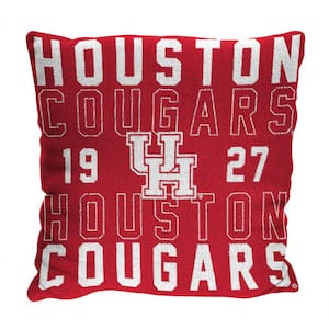 NCAA Houston Stacked Multi-Colored Pillow