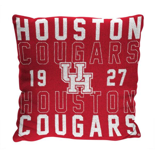 THE NORTHWEST GROUP NCAA Houston Stacked Multi-Colored Pillow
