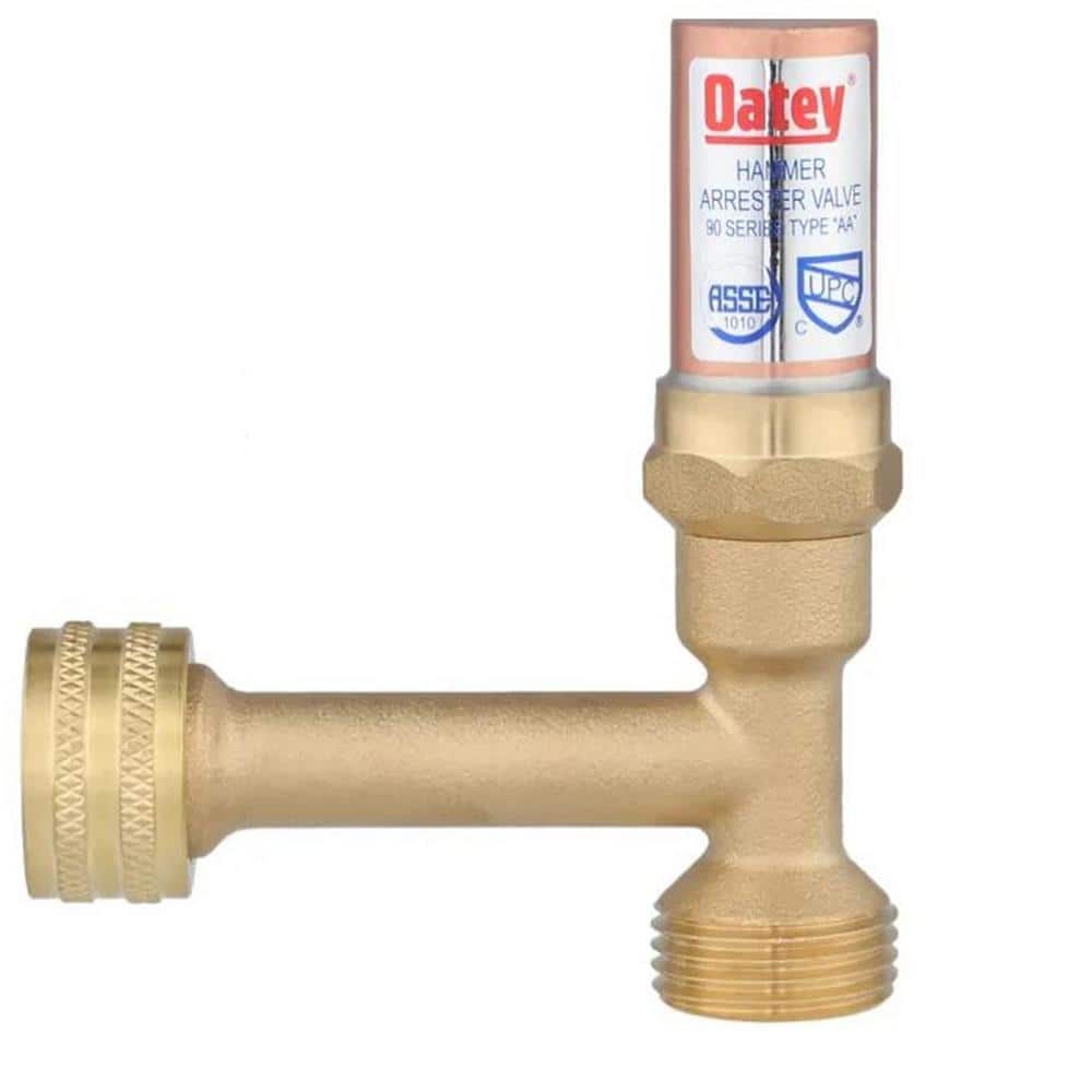 Oatey Quiet Pipes 3/4 in. x 3/4 in. Washing Machine Water Hammer Arrester  38600 - The Home Depot