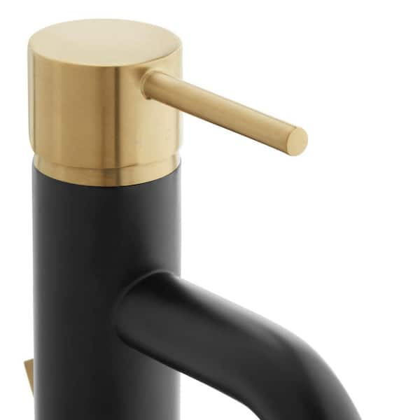 Glacier Bay on sale HD67732W-604405 Modern Matte Gold 1-Handle Bathroom Faucet