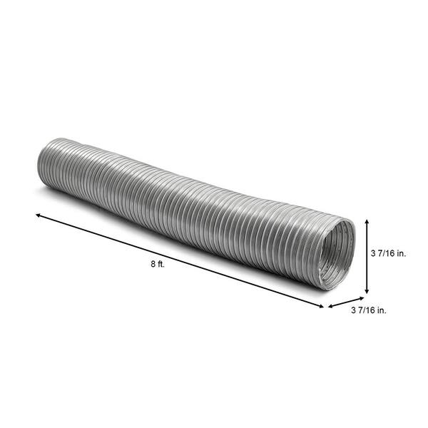 Ducting Aluminium Semi Rigid Flexible Ducting Hose 3.0 Metre With 2 x