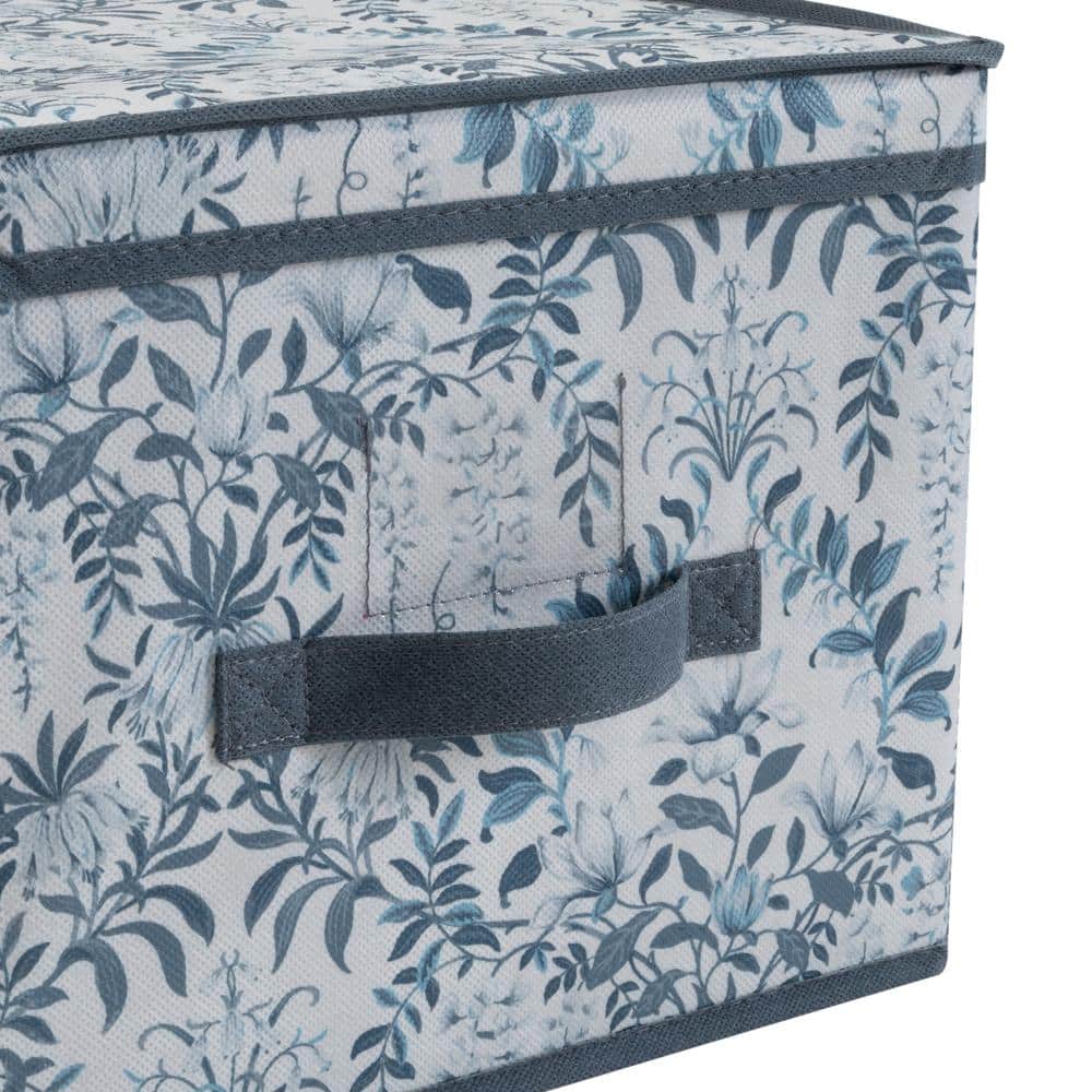 Parterre Blue Collapsible Non-Woven Kids Storage Box