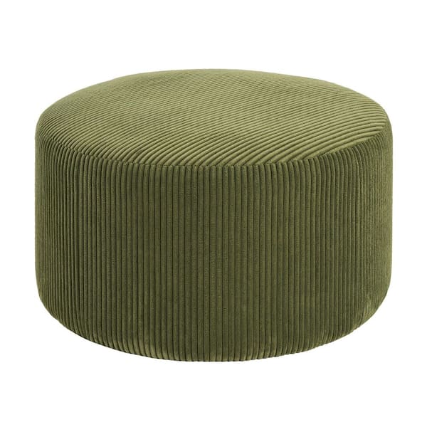 CHRISTOPHER KNIGHT HOME Minimalist Corduroy Sectional Fabric Olive