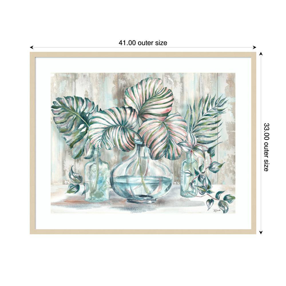 Island Tropics Still Life Framed Watercolor Botanical Print