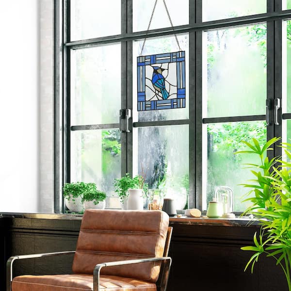 Decorative - Blue Jay cheapest window hang