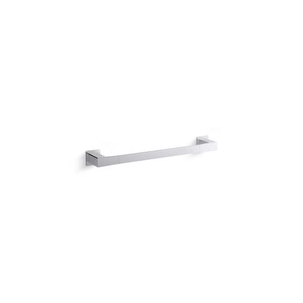 KOHLER Honesty 18 in. Wall Mounted Towel Bar in Polished Chrome