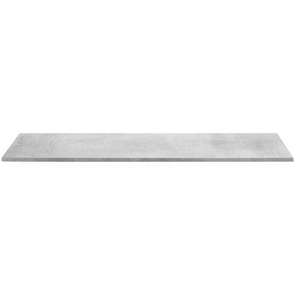 Large Gray Matte Porcelain Bullnose Tile for Indoor Use