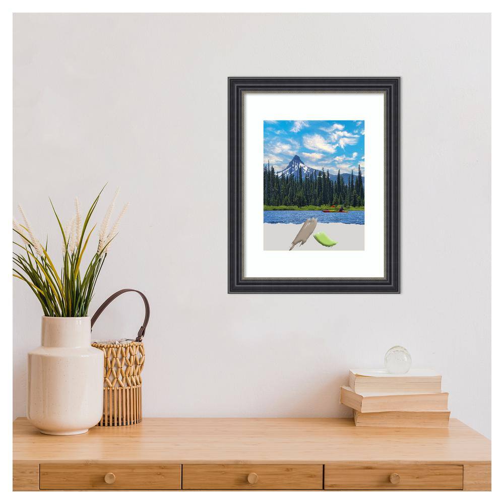 Classic Black Wood Wall Picture Frame 16" x 13"