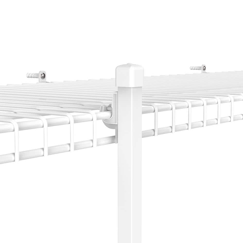 Closetmaid White Steel 85-Inch Shelf Support Pole