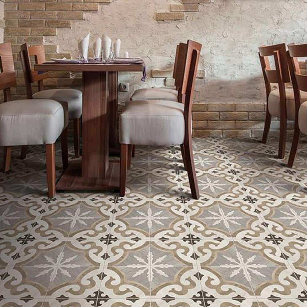 Ventura Briar 8" x 8" Multicolor Matte Porcelain Tile