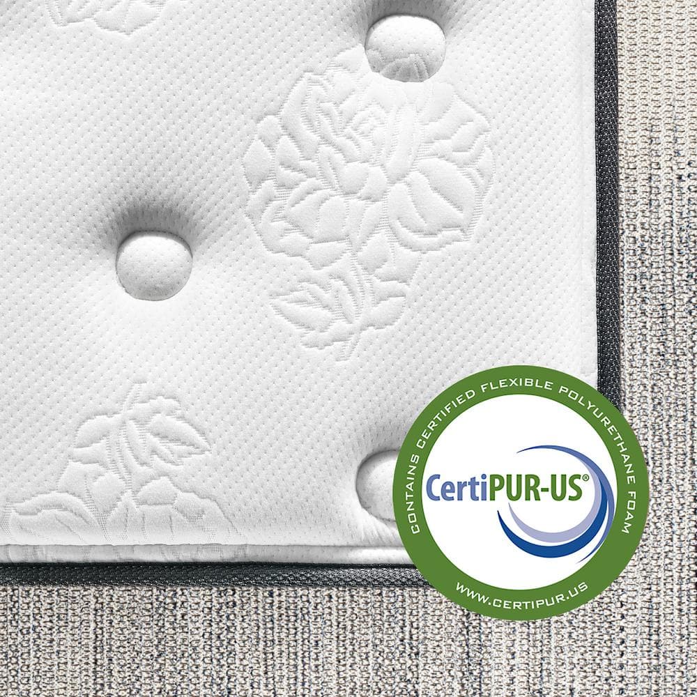 SereneDream Full Eurotop 12" Cooling Gel Memory Foam Innerspring Mattress