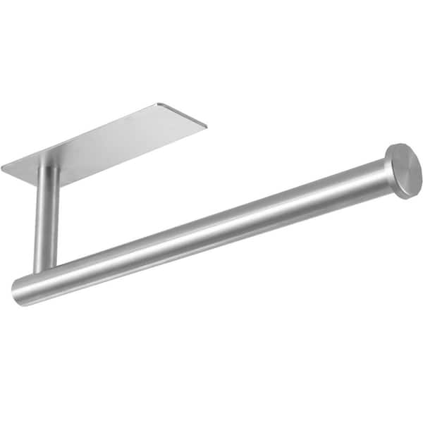 13 in. Stainless Steel Wall Mounted Paper Towel Holder for Bathroom Kitchen, Silver