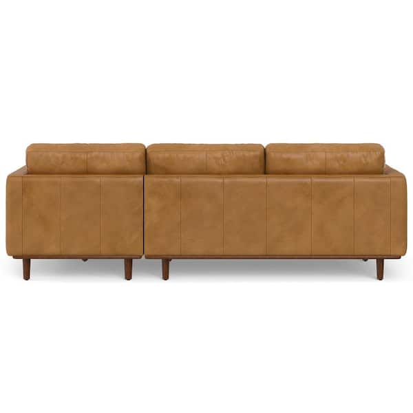 Simpli Home Morrison 102.2 in. Straight Arm Mid-Century Modern