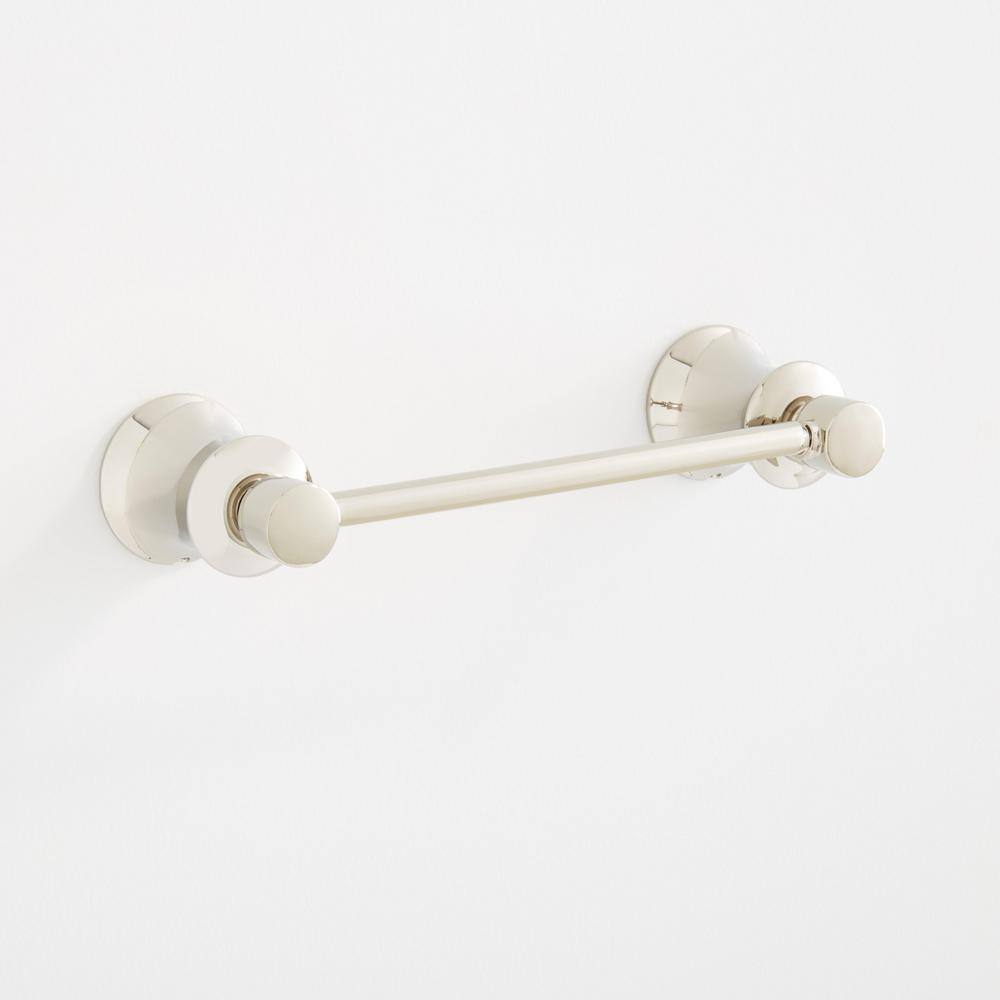 Polished Nickel Wall Mounted Pivoting Paper Holder