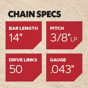 R50 AdvanceCut Chainsaw Chain for 14 in. Bar -50 Drive Links -Fits Several Stihl Models