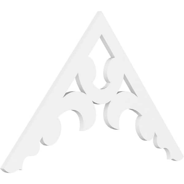Vienna 1 in. D x 28 in. W x 48 in. L Signature Urethane Gable Pediment