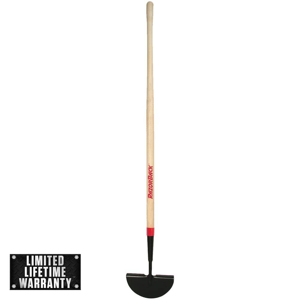 Razor-Back 48 in. Wood Handle Turf Edger 61108 - The Home Depot