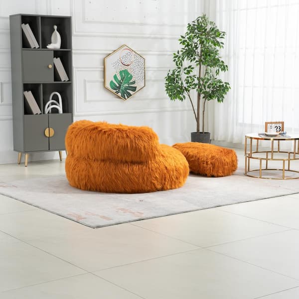 5/6 FT Foam Giant Bean Bag Memory Chair Lazy Sofa Soft Protect