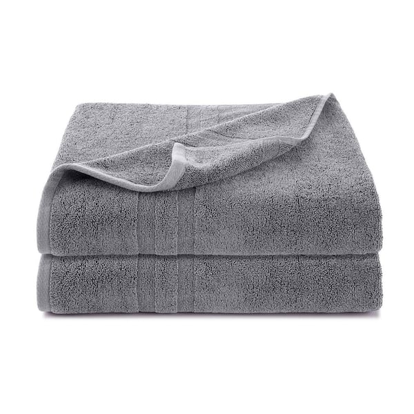 Active 2-Pack Gray Gym Towel with SILVERbac Technology