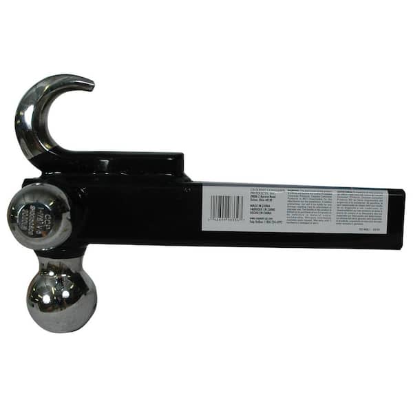 Reese Towpower Reese Towpower 7031400 Tri-Ball Trailer Hitch Ball Mount w/  Heavy Duty Tow Hook 7031400 - The Home Depot