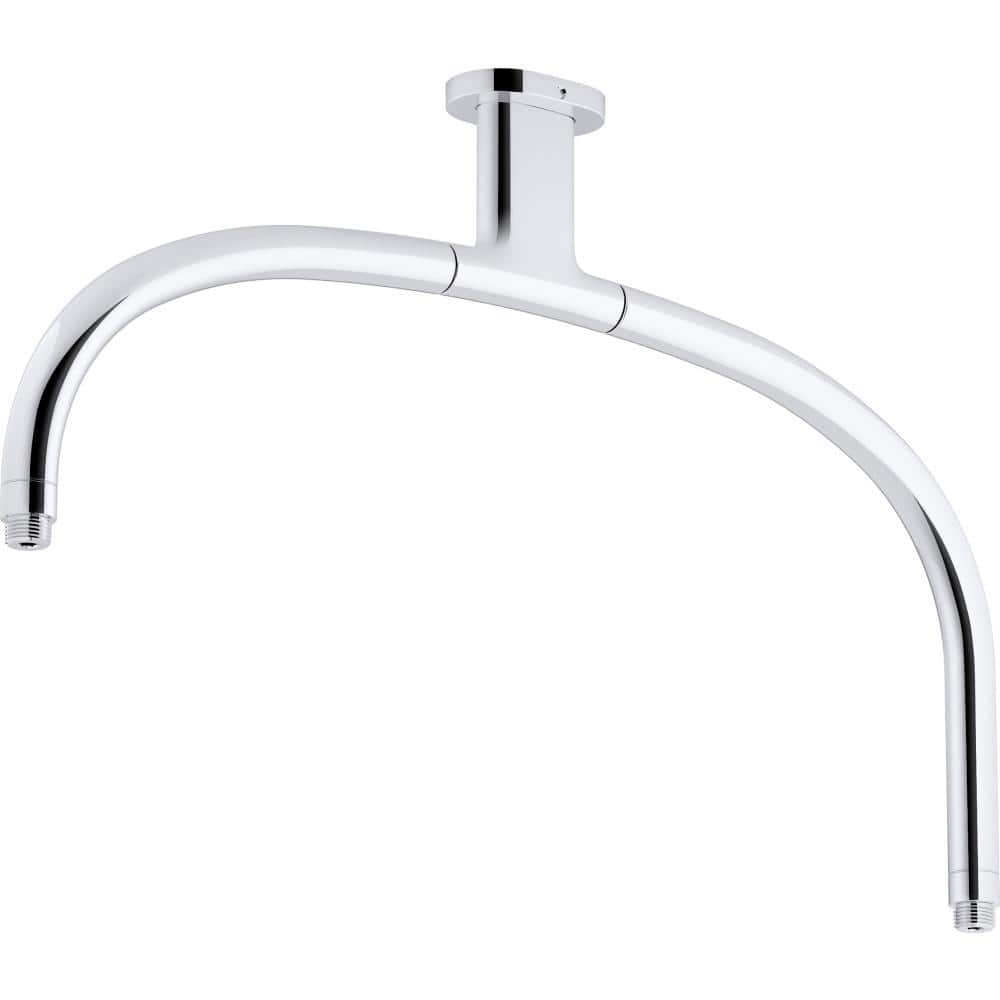 KOHLER Statement Iconic Dual Shower Arm in Polished Chrome 26305CP