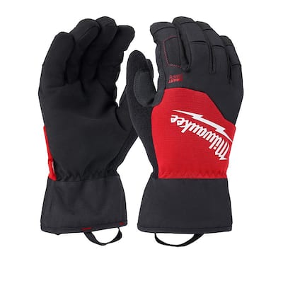 HANDS ON Men's Micro Fleece Gloves, Anti-Slip Grip, Thinsulate Lined, 100%  Waterproof CT8500 - The Home Depot