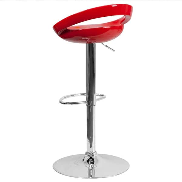 New 2 red on sale bar stools