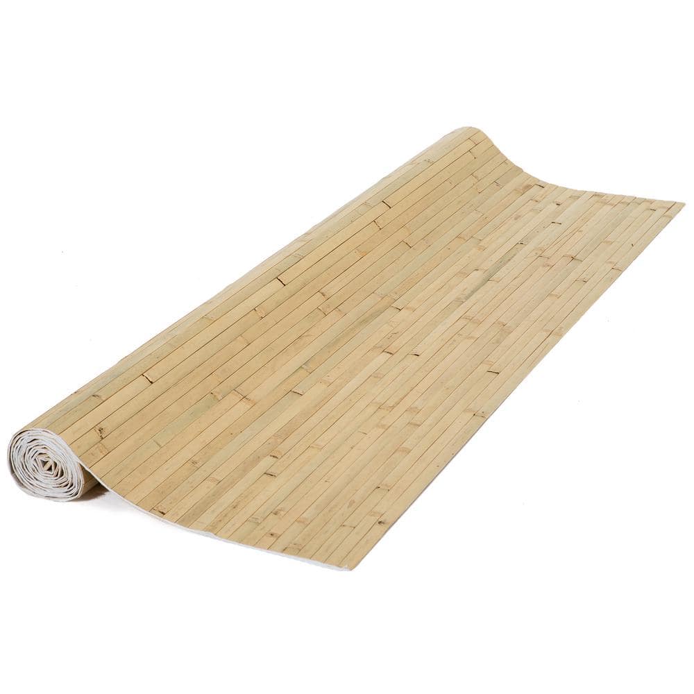 Natural Raw Bamboo Wainscoting Wall Panel Decor