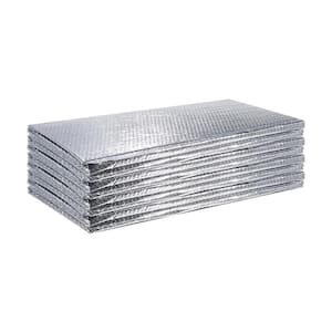 24 in. x 48 in. Radiant Barrier Garage Insulation Kit Bubble Aluminum Foil Reflective Insulation 8 pcs