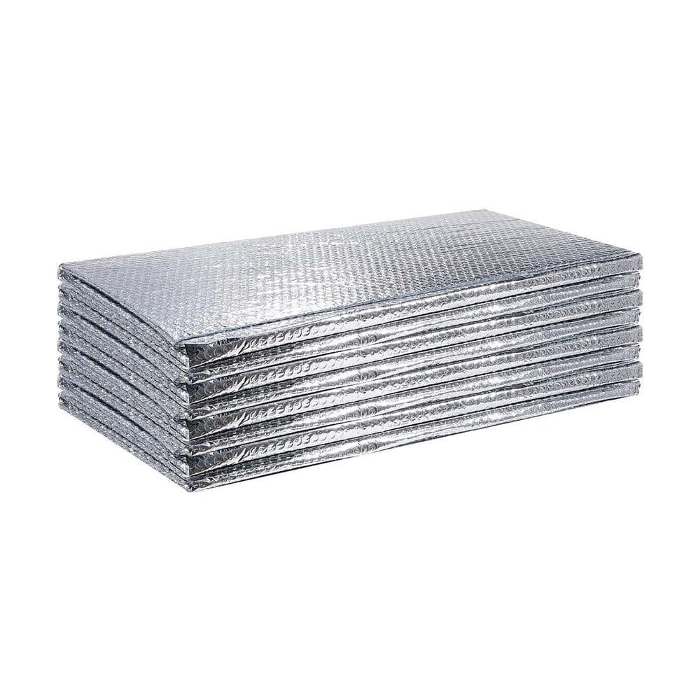 24 in. x 4 ft. Garage Door Bubble Aluminum Foil Reflective Insulation Kit Radiant Barrier (8 pack) price history on PriceWatchPro