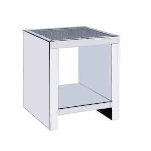 Malish Mirrored End Table
