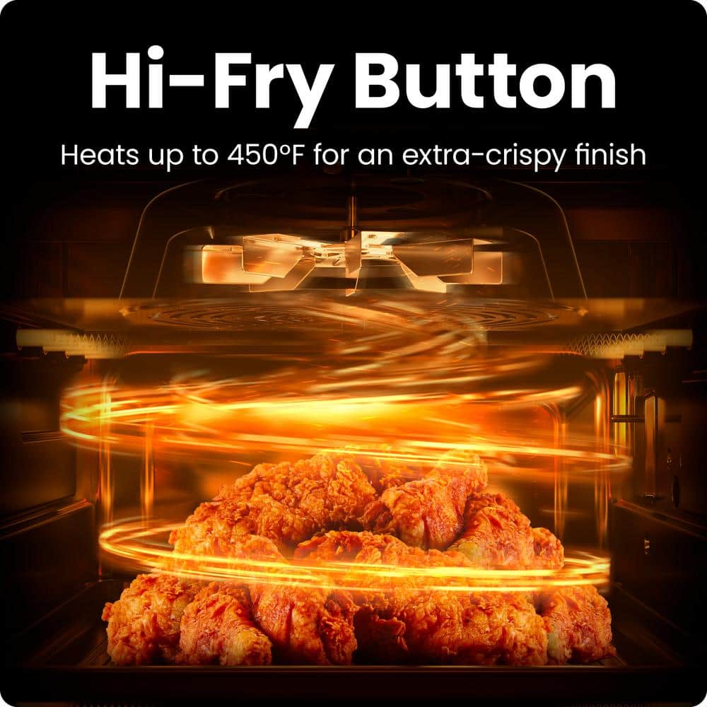 Chefman 6 Qt Black Digital Touch Air Fryer with Hi-Fry Technology