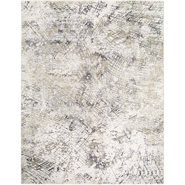 Gakko GKK-2309 2 ft. x 2 ft. Machine Woven Rug, Gray