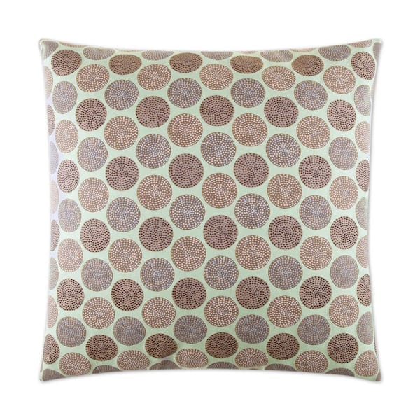 Unbranded Circadian Seaglass Geometric Down 24 in. x 24 in. Throw Pillow