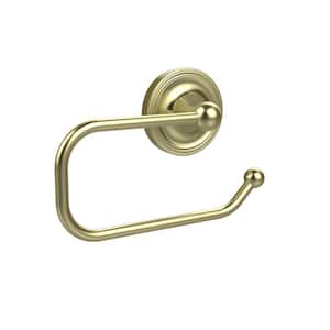 Regal Collection European Style Single Post Toilet Paper Holder in Satin Brass